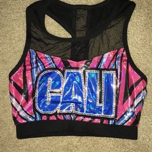 California all star sports bra.